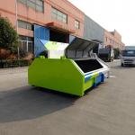 Customized Steel Recycling Mobile Skip Bins Large Waste Garbage Bin