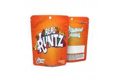 China Custom Logo Matte Zipper Stand Up Pouch Cookies Packaging Soft Touch Mylar Bag supplier