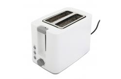 China New White housing 2 slice bread toaster Toasters For Home Appliance supplier