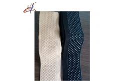 China Silicone Non Slip Elastic Tape 1mm 2mm Polyester Rubber Woven Webbing supplier