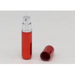 Oval Red Refillable Travel Perfume Spray Bottle Pocket Size Mini Perfume Atomiser for sale