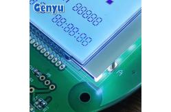 China FSTN Segment LCD Display Module Customized PCB Board White Screen supplier
