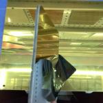 0.2mm Mirror Aluminum Composite ACP Panel 6000mm Width 1570mm for sale