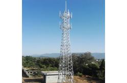 China Telecommunication Free Standing Lattice Tower 4 Legged supplier