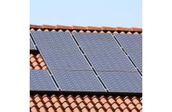 China Monocrystalline Solar Cell 415W Black Frame PV Module for Customized Panel Dimensions supplier