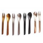 13.6CM 304 Stainless Steel Flatware Sets Frosted 2 Pieces Dessert Cutlery Sets for sale