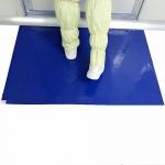 Disposable Customized Cleanroom Sticky Mat Adhesive Basketball Floor Capture Dirt And Dust Tacky Mats for sale