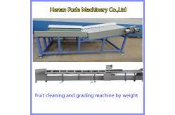 China apple cleaning and grading machine, fruit cleaning grading machine, weight sizer supplier
