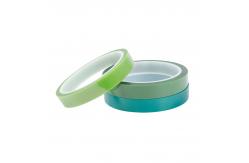 China 50microns Green Polyester Tape 600mm Epoxy Resin Barrier Tape For Circuit Board supplier