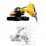 Advanced Powerful Excavator Ripper Arm For Rock Breaking And Shale Processing for sale