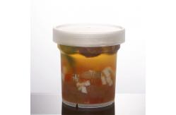 China Round Single Wall 180ml Ice Cream Balm Container With Lid supplier