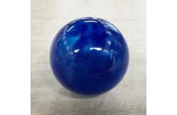 China Folk Art Cloudy Crystal Ball , Resin Custom Marble Ball supplier