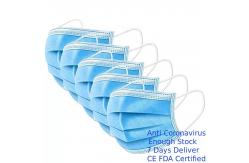 China Net Weight 25g Disposable Pollution Mask , Procedure Face Mask OEM / ODM Available supplier