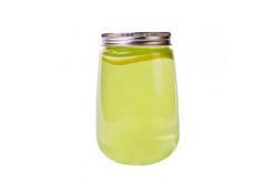 China Customized Logo PET 400ml 500ml juice bottle supplier