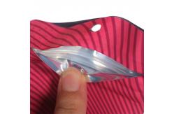 China Plastic Vape Packaging Three Side Seal Bag With Child Proof Zipper supplier