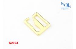 China Custom Logo Handbag Strap Buckles , Pattern Design Metal Hardware For Bags supplier