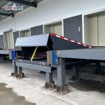 10000kg Forklift Yard Ramp Steel Hyd Ramp For Container Loading
