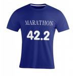 China 100% Polyester Running Teamwear Marathon Running Shirts Breathable Men Short Sleeve for sale