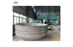 China 600mm To 4000mm Diameter Torispherical Dished Tank Heads End Dimensions Carbon Steel supplier