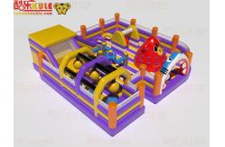 China Angry Birds Inflatable Bouncy Jumping Park With Obstacles For Childrens supplier