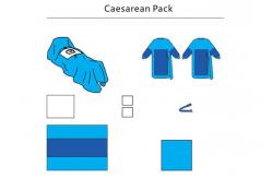 China Non Surgical Sterile Caesarean Drape 45gsm Class I EOS Reusable supplier