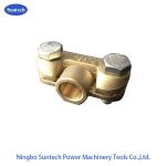 Ball Blast Trolley Line Brass Wire Bracket Clamp For Transmission Tower for sale