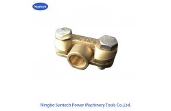 China Ball Blast Trolley Line Brass Wire Bracket Clamp For Transmission Tower supplier