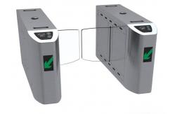 China Fingerprint SS Access Control Turnstiles , Mechanical Anti Pinch Automatic Turnstile Gate supplier