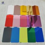 PE Film Covered Gold Mirror Acrylic Sheet 4ft X 8ft for Versatile Applications for sale