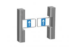 China 40person/min 100W SS304 Access Control Swing Gate supplier