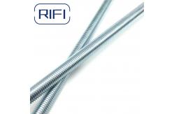 China 3 Meter Zinc White Blue Plated All Thread Bar For Hardware Projects supplier