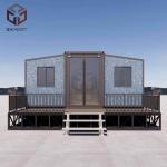Customizable Prefabricated Houses with Balcony and Stairs for sale
