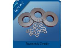 China Ring Shape Piezo Ceramic Plate 24mm 50Khz For Ultrasonic Transducer supplier