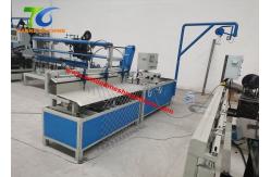 China Single Wire 30M Chain Link Fence Machine 100mm Diamond Mesh Making Machine supplier