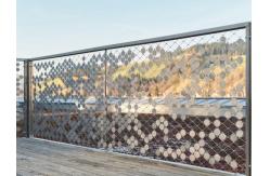 China Stainless Steel 304 / 316 Balustrade Mesh , Baby Proof Stair Railing Safety Mesh supplier