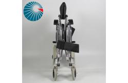 China Easy Portability Aluminium Folding Wheelchair For Elderly Traval supplier