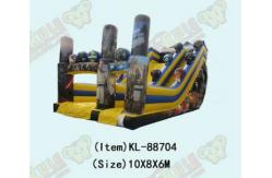 China Colorful Slides Children Fun Park Inflatable Playground supplier