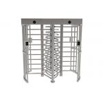 Pedestrian Bidirectional Full Height Turnstile Gate RFID Card / Fingerprint Access Control for sale
