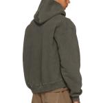 Custom Non Drawstring Blank Oversized Sweatshirts Black Cropped Hoodies