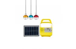 China API ISO 5W LED Bulbs Plastic Solar Light Kits For Home supplier
