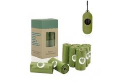 China Custom PBAT Biodegradable Poly Bags Rolls For Dog Poop supplier