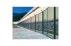 China Black Metal 3D Bending Fence Welded Wire Mesh Fence Protection Fence supplier
