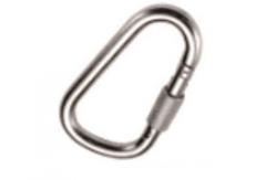 China Carabiner Hook 10x110 Steel Snap Hook Stainless Steel 304 Spring Snap Hook supplier