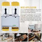 Commercial Double Tank Beverage Dispenser Cold Soft Orange Juicer for sale