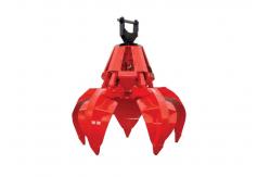 China Hydraulic Mini Excavator Rotating Grapple / Metal Scrap Grapple supplier