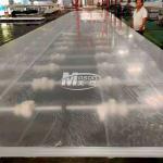 8850x3150mm 70mm Aquarium Acrylic Sheet For Decorative Swimming Pool for sale