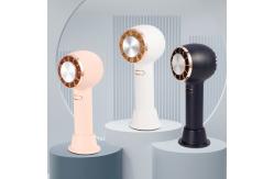 China desktop Mini Portable Rechargeable Fan 2200Mah Battery Handheld Cooling Fan supplier