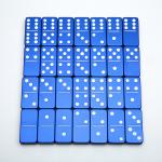 Double 6 Six Metal Domino Set With 28 Giant Aluminum Alloy Domino Blocks Laser Printed Desktop Game“Pai Jiu” for sale