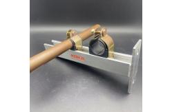 China Gold Zinc Custom Size 1-1/2'' Strut Mounted Cushion Clamps supplier
