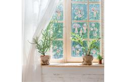 China Customization Electrostatic Window Stickers 0.01mm Glass Decoration Sticker supplier
